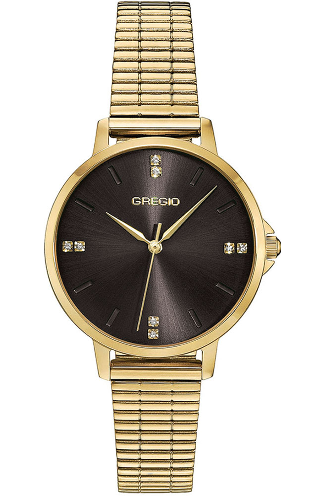 GREGIO Sleek Gold Stainless Steel Bracelet  GR470023